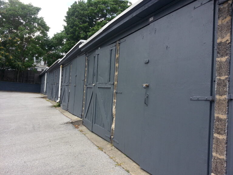 Garage Pic - Closeup Line of Garages (1)